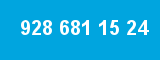 928 681 15 24 928 681 15 24